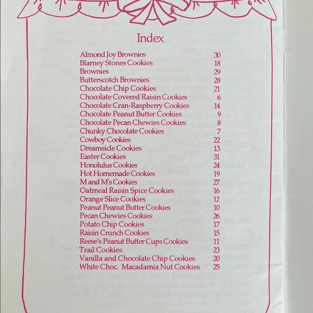 Cookies in a Jar Recipe Booklet
